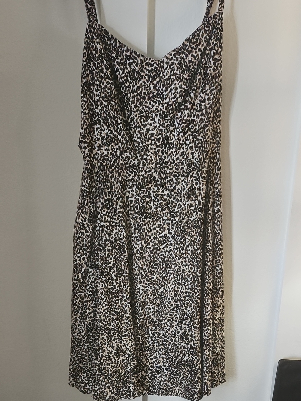 Old Navy Leopard-Print Slip Dress - Black & White